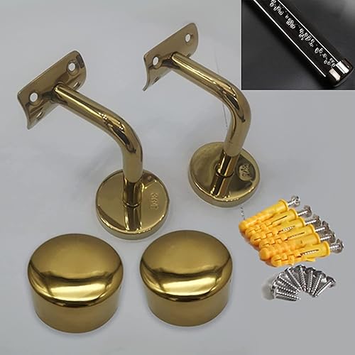 Miniatura 7 de Pasamanos de escalera de cristal acrílico para pared, barra de soporte de cristal transparente antideslizante para interiores y exteriores,