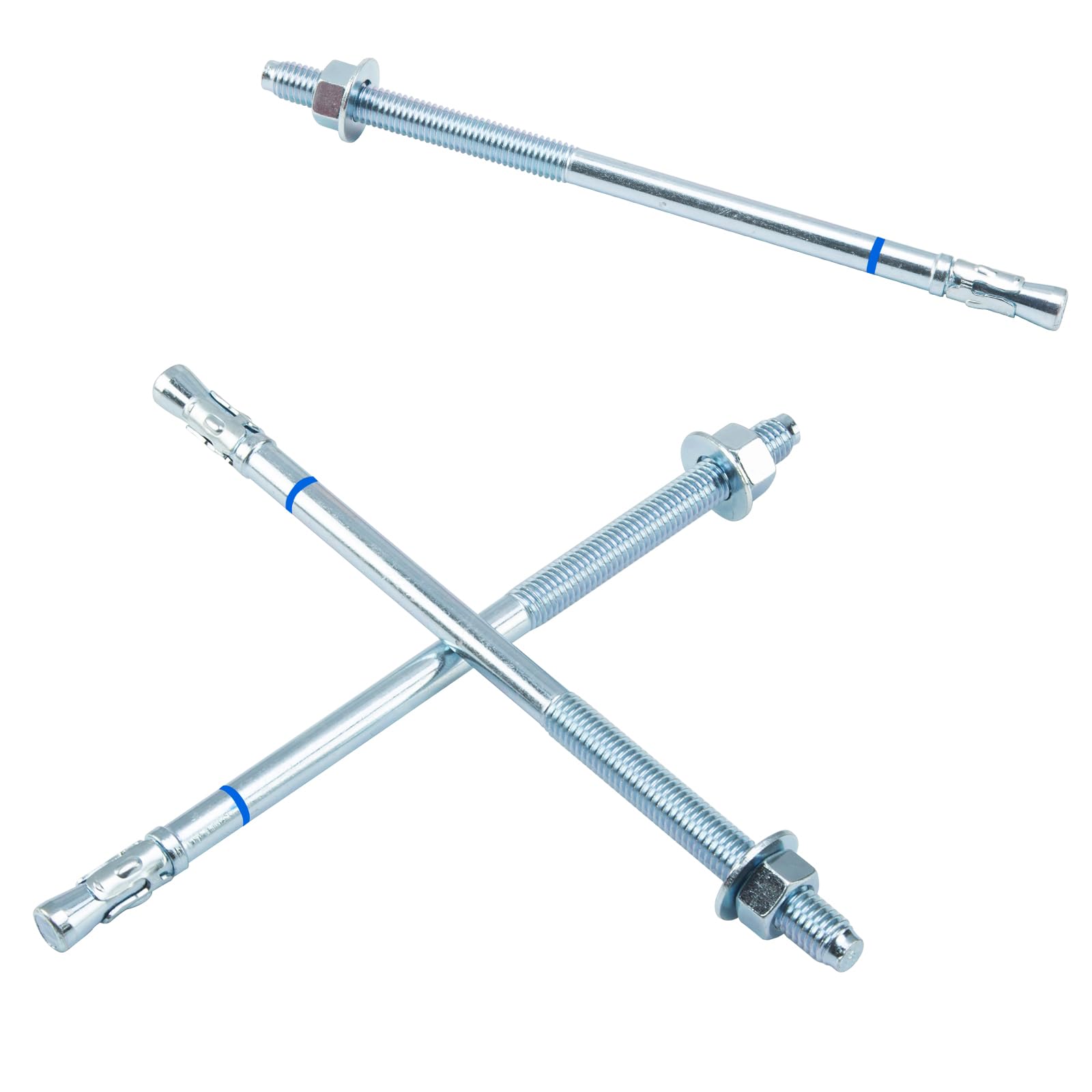 3/8" Wedge Anchors - 50 Pack for Concrete -9