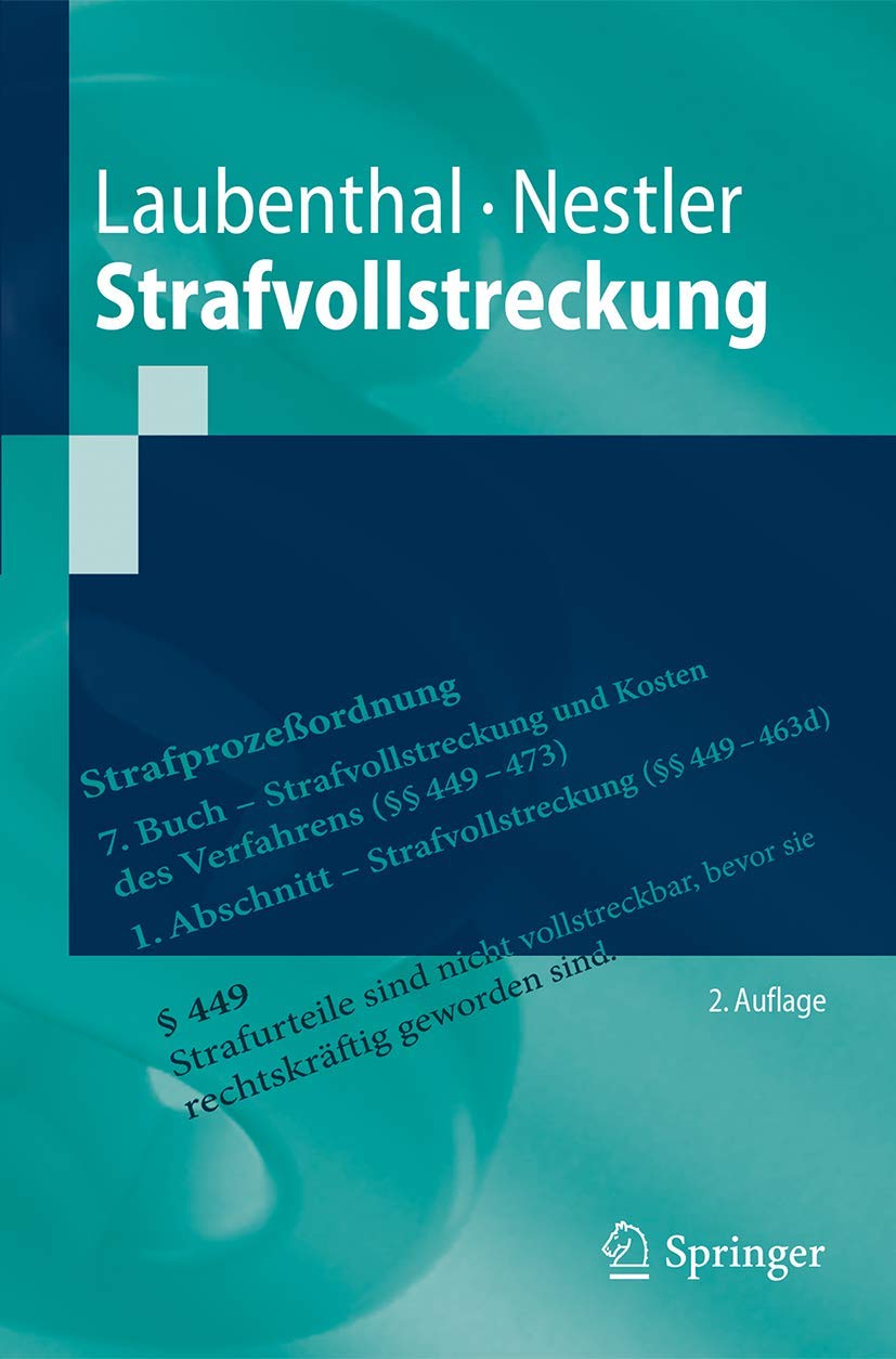Strafvollstreckung (Springer-Lehrbuch)