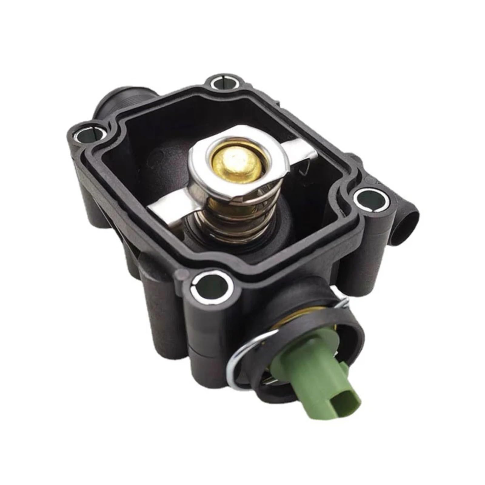 Engine Thermostat Assembly Compatible With Peugeot 207 2010 2011 2012 2013 2014 243CSD12885 1336.Z0 1336Z0 9647265980 96472659 Engine Coolant Thermostat Housing