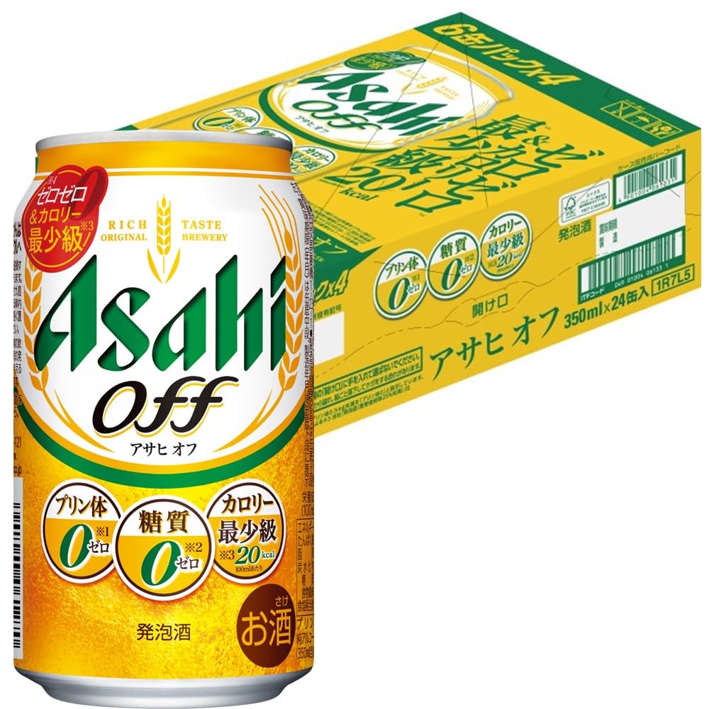 アサヒオフ 缶 350ml ６缶パック×４ 350ml×24本
