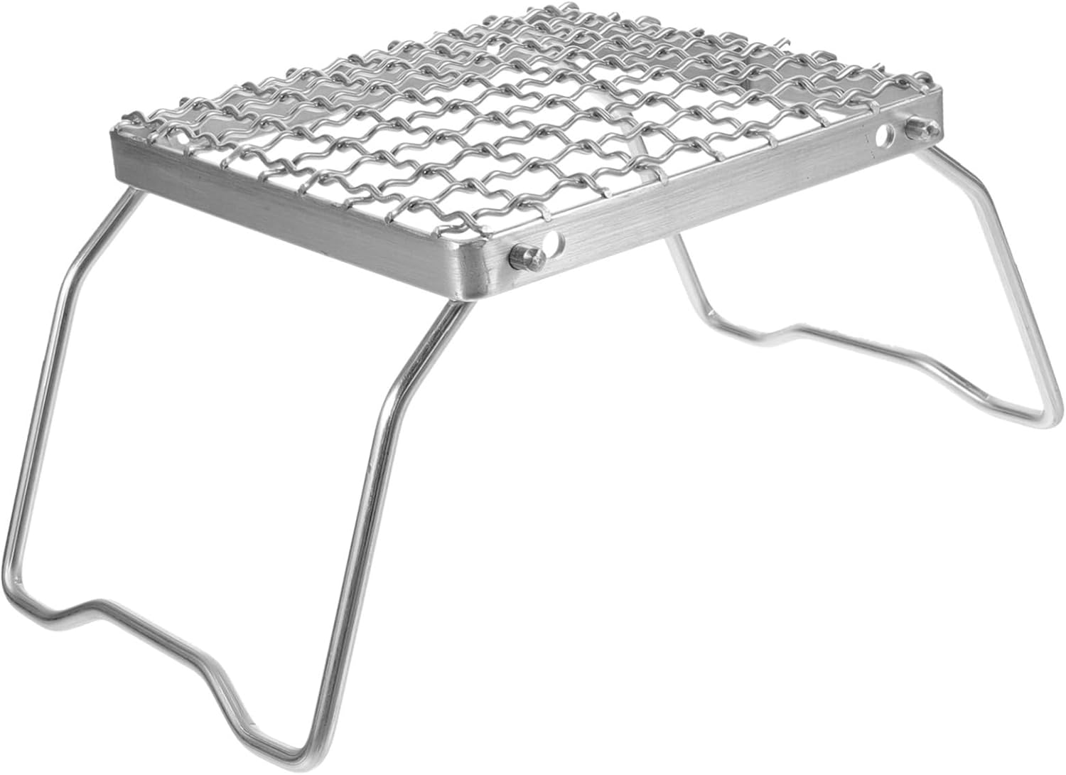 Portable Mini Grill Rack Folding Grill Mesh for Outdoor Bbq Picnic Camping Stainless Steel Baking Cooling Rack