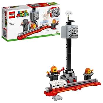 オクトパスマウンテン LEGO Super Mario 71376 Thwomp Drop Expansion Set review