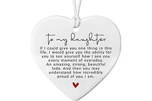 Daughter Gift: Unique Ornaments 2022 Daughter Keepsake Personalized Gifts for Daughter