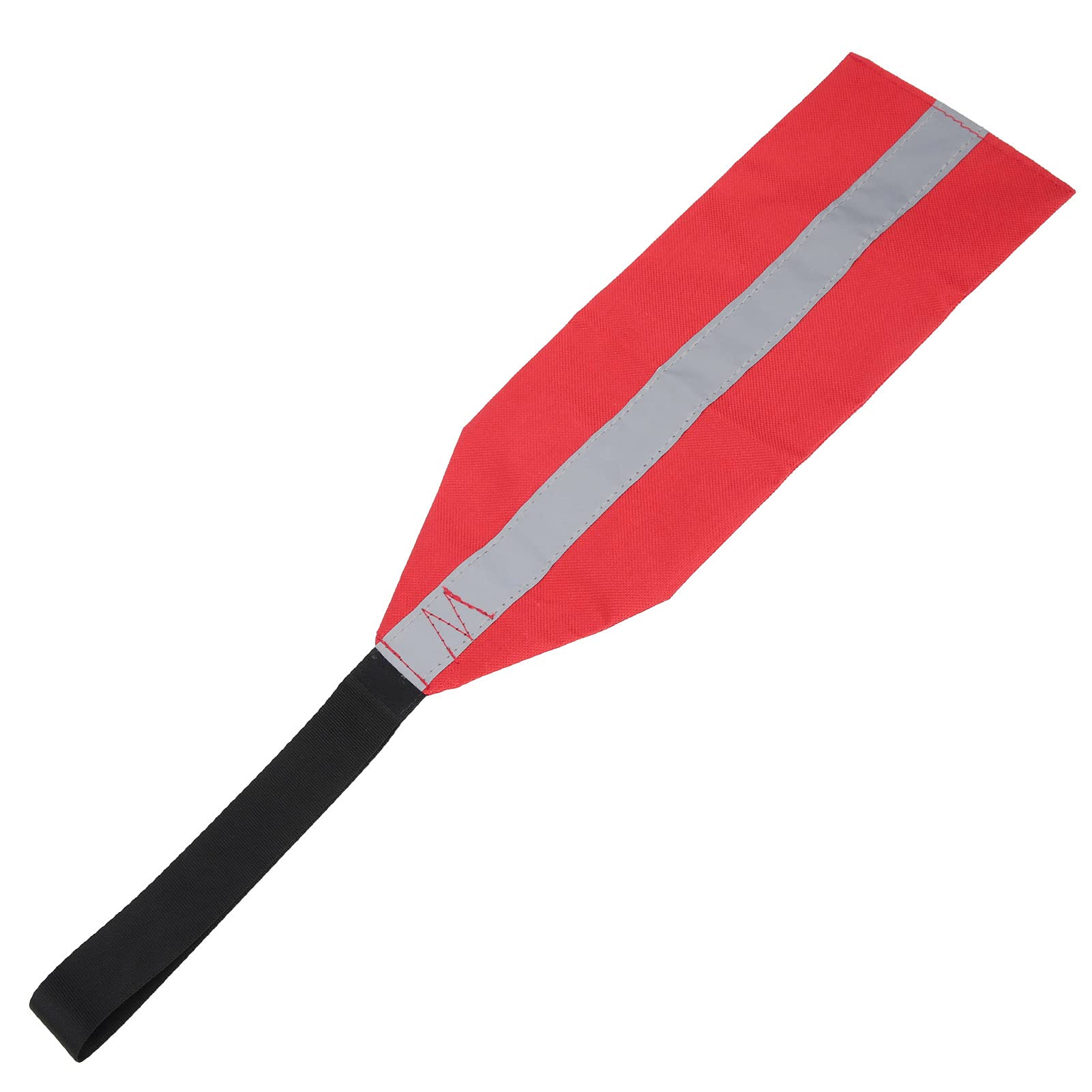 BOXOB 3 Bandiere Di Sicurezza Rosse Per Kayak 30x30 Cm – Ad Alta Visibilità Riflettenti E Resistenti Per Canoa, SUP, Barca E Traino