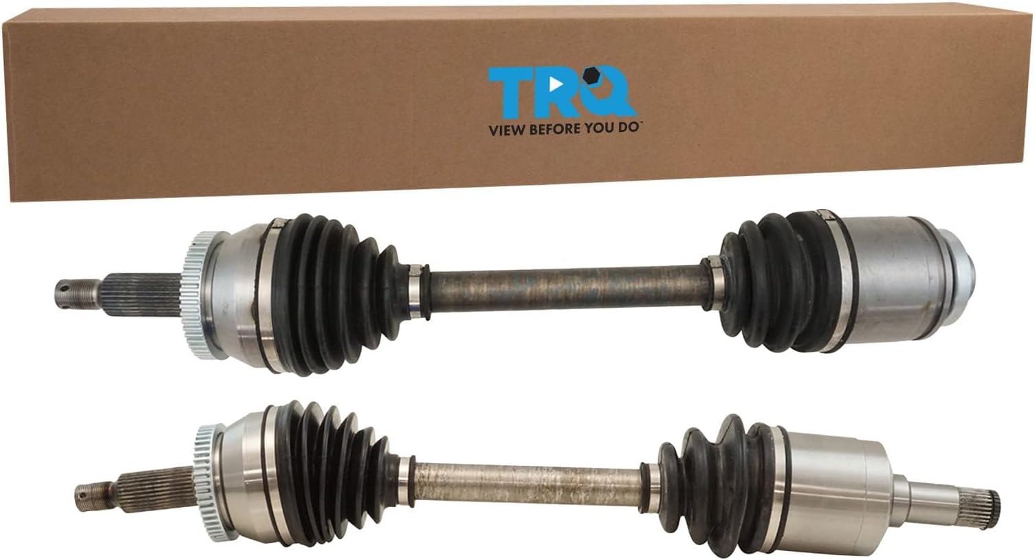 TRQ Front Driver and Passenger Side CV Axle Assembly Set 2 Piece Compatible with 2007-2008 Hyundai Santa Fe Limited 2007-2008 Santa Fe SE