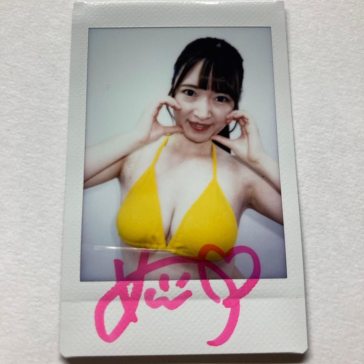 牧原あゆ　チェキ　サイン入り 牧原あゆ ？ チェキ