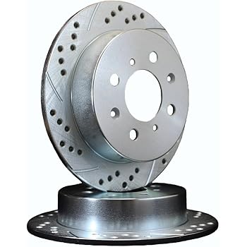 Amazon Com Fits 2003 Honda Civic Hatchback Si Rear Pair Atl Autosports Performance Brake Rotors Atl31380 06dds Automotive