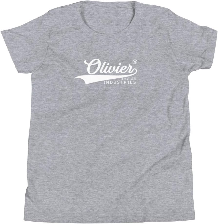OLIVIER INDUSTRIES ® registred Japanese Style Brand Logo Youth Short Sleeve T-Shirt