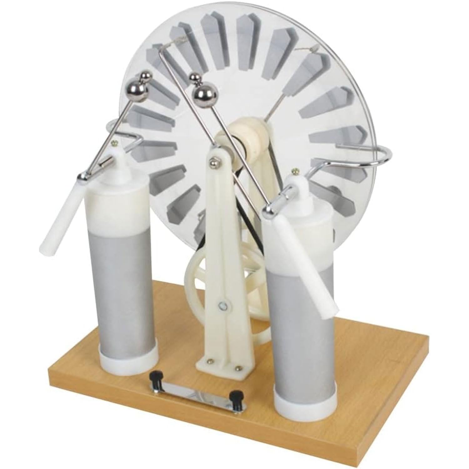 Elektrostatischer Generator, tragbare statische Maschine für Physik-Experiment, 275 mm Starter-Panel-Lehrinstrument für Schule, Labor, Heimgebrauch