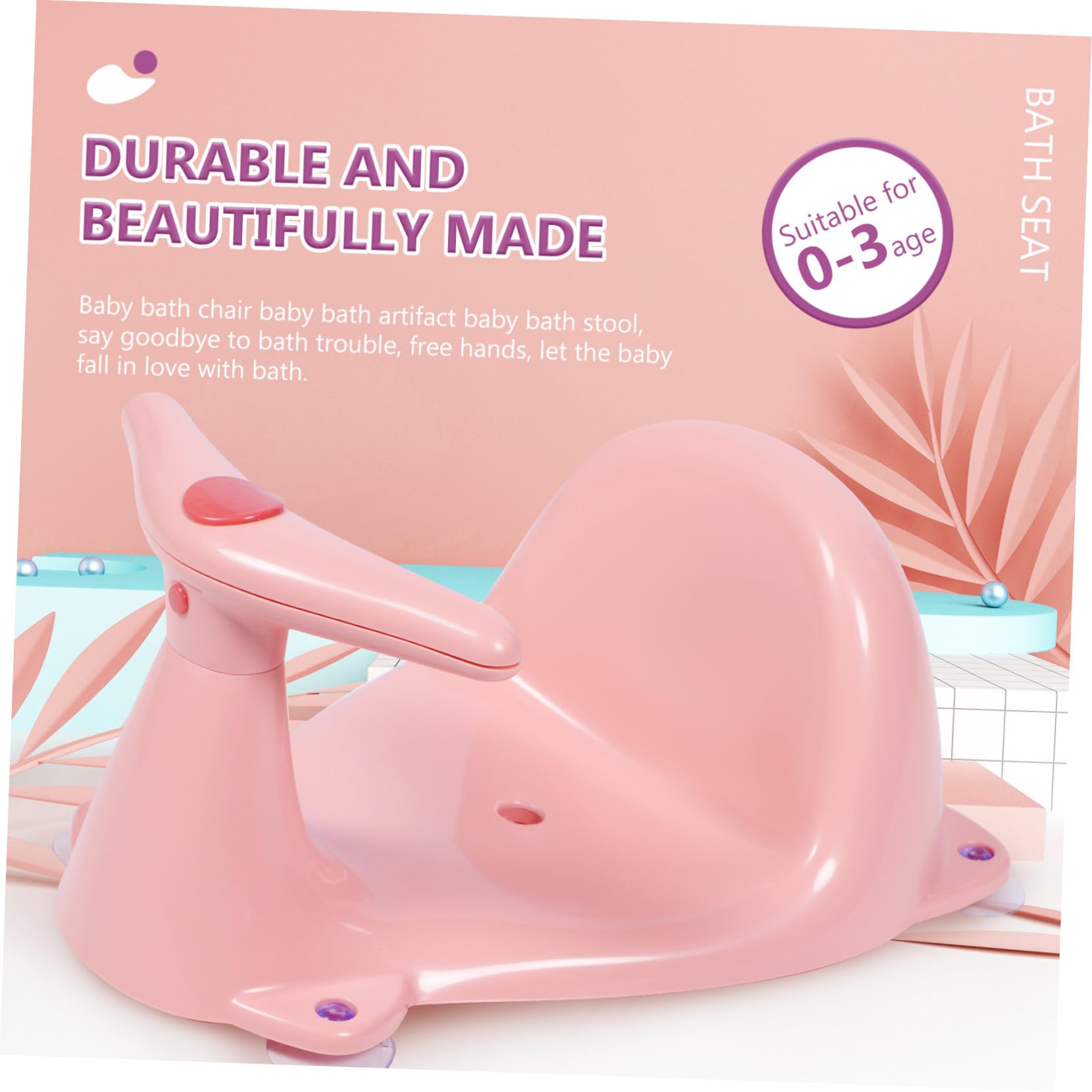 Hohopeti Asiento de Baño para Recién Nacido Asiento para Ducha Infantil para Uso la Bañera Ducha Bebés Pequeños