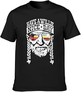 Music Gift Shirt Nelson Country Concert T Shirt Willie Nashville Concert Band Casual Tops