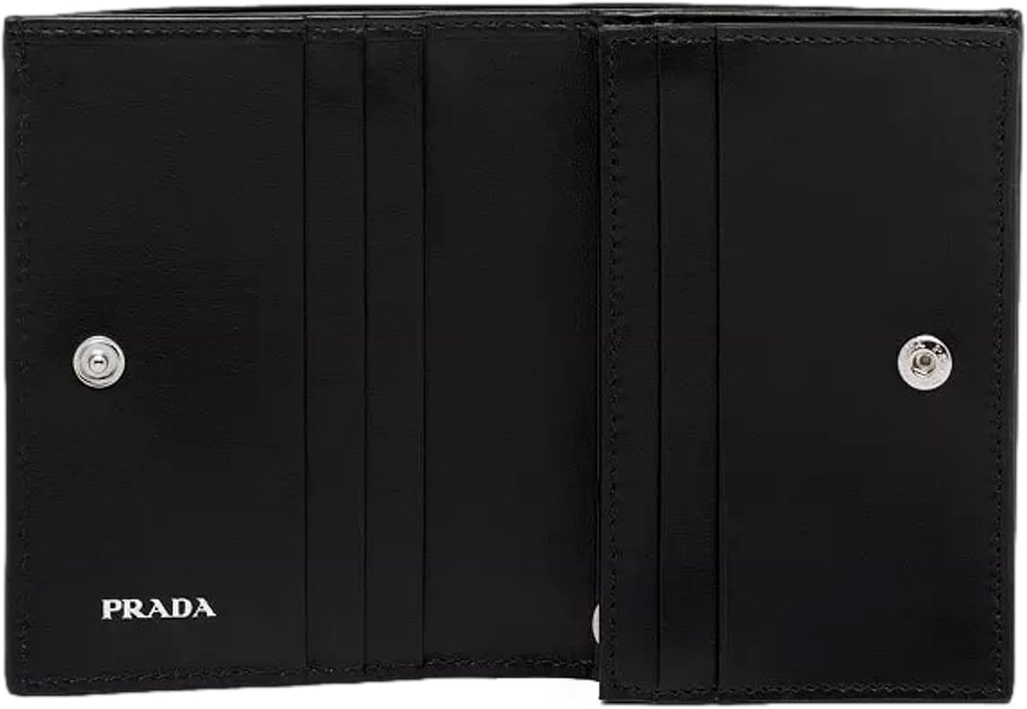 Amazon.com: Prada Womens Nero Black Vitello Daino Silver