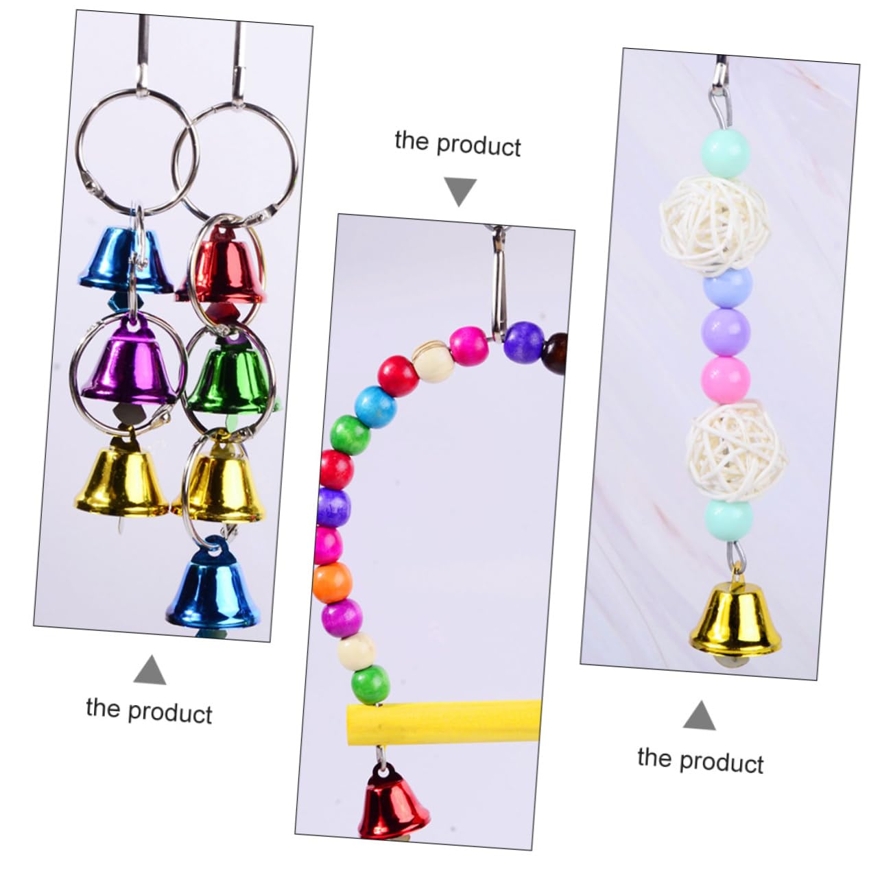 Ensemble De Jouets pour Oiseaux 5 Pièces Jouet À Mâcher pour Perroquet Fournitures pour Animaux De Compagnie pour Le Développement De Lintelligence des Oiseaux