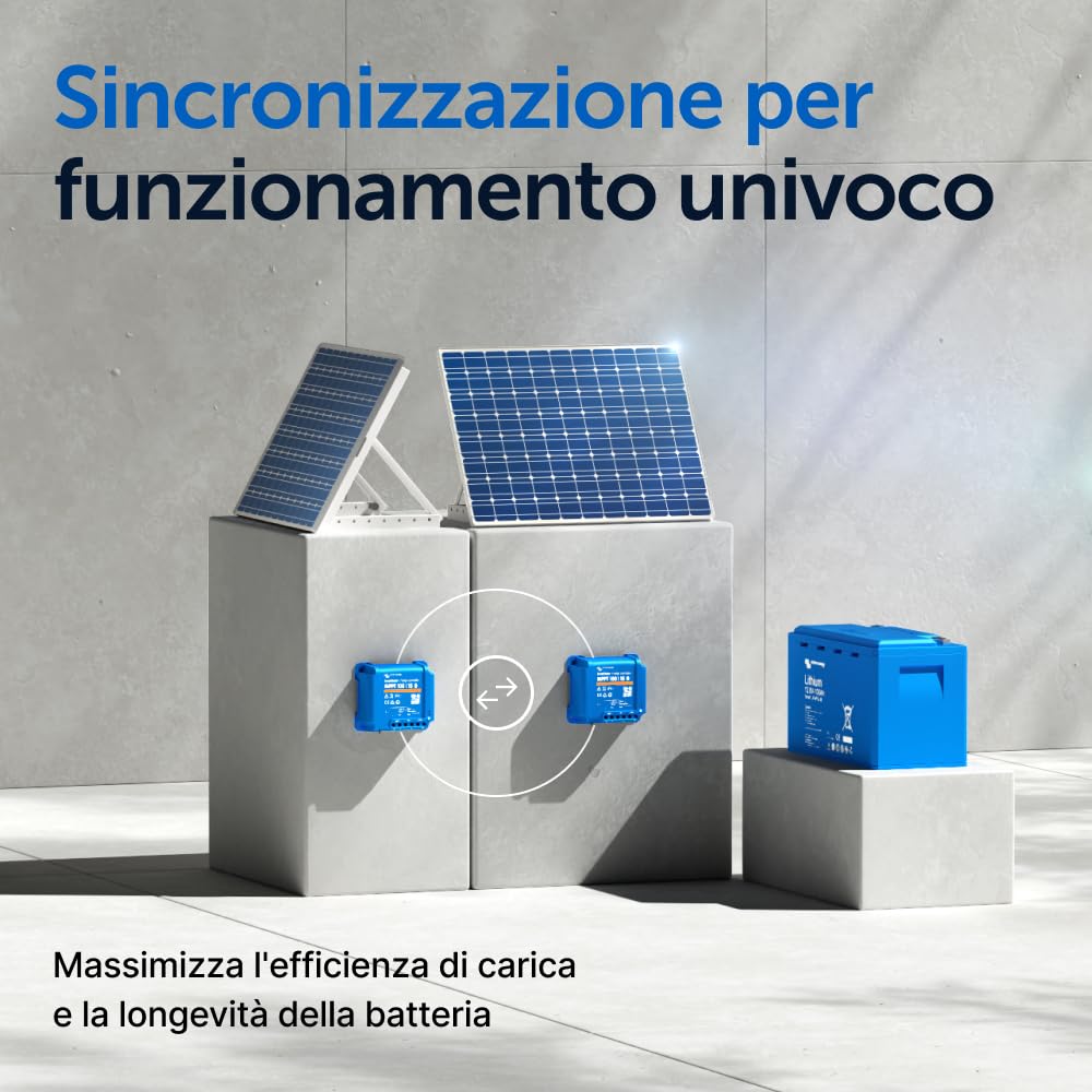 Victron Energy SmartSolar MPPT 100V 15 amp 12/24-Volt Regolatore di Carica Solare (Bluetooth)