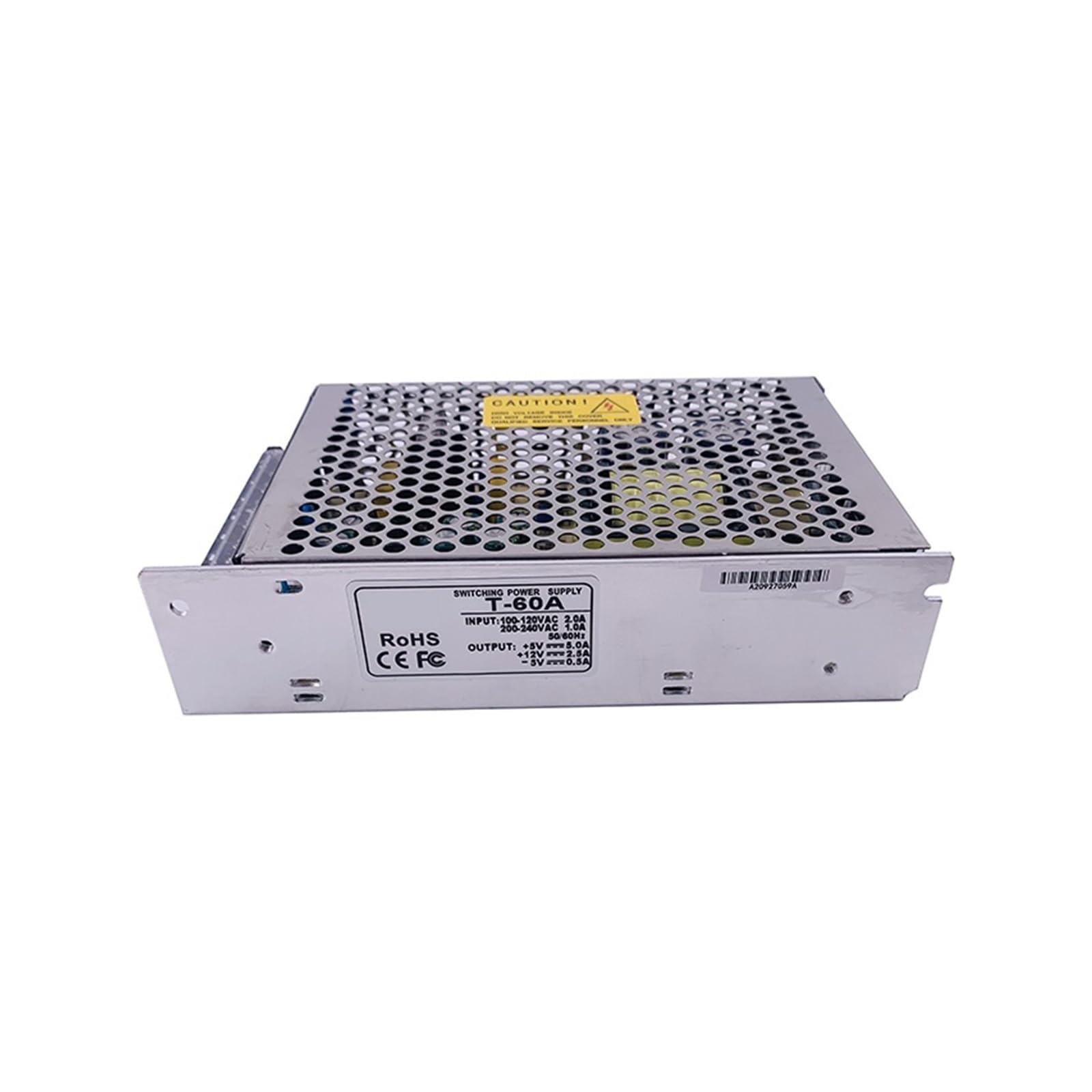 Transformador de luz de Fuente de alimentación conmutada de Salida Triple de 60W for Tira Led T-60A T-60B T-60C T-60D convertidor AC DC(T-60A_150W 1.5KN)