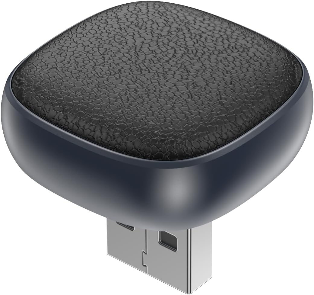 Wireless CarPlay Adapter & Android Auto Adapter, Upgraded Plug & Play Bluetooth Dongle Converts Factory Wired to Wireless CarPlay/Android Auto (Metallic Gray, USB-A)