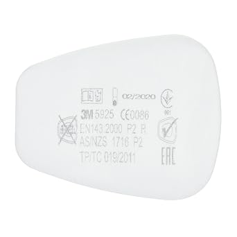 3M Particulate Filter P2 R, 5925., 20 Filters per Pack, 10 Pairs