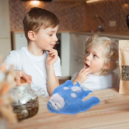 Miniatura 8 de Juguete para apretar gorila de descompresión, suave, elástico, alivio del estrés, juguete de mono esponjoso, juguete sensorial y relajación para