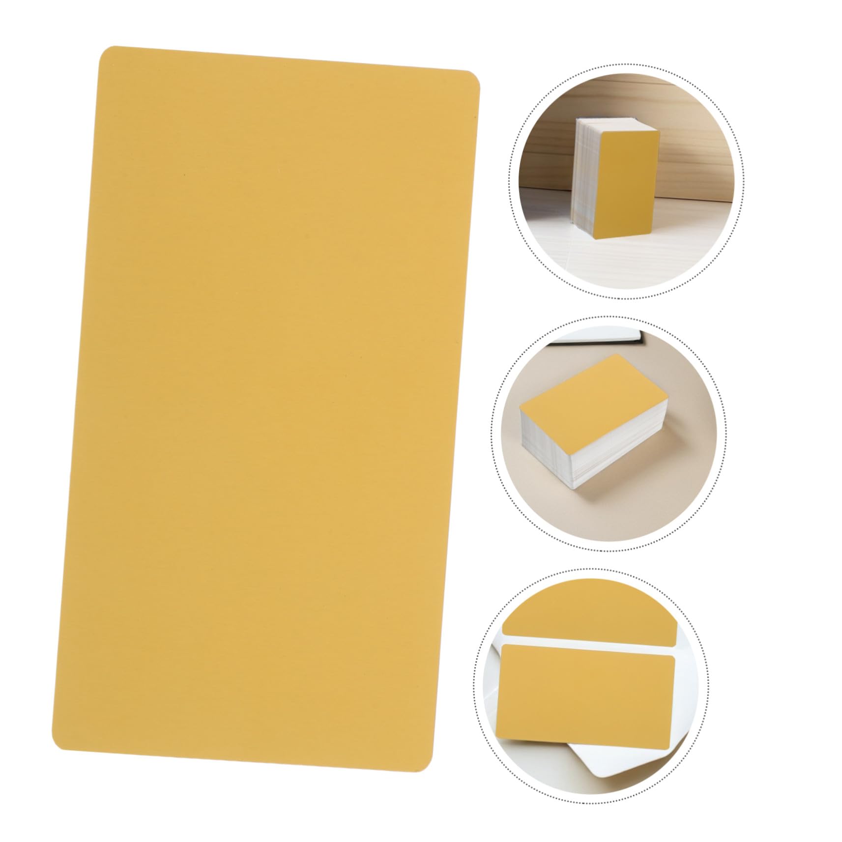 PRETYZOOM 200 Tarjetas de Visita de Aluminio Dorado para Grabado, 86x54x0.21mm, Aleación de Aluminio Acabado Duradero para Presentaciones Comerciales y Ocasiones Diversas