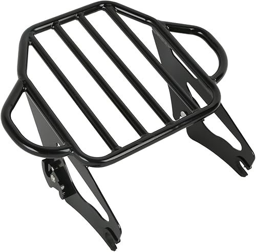 TCT-MOTORPARTS 2-Up - Portaequipajes desmontable para Harley Touring Electra Glide Road King Glide FLHR CVO 2009-2025