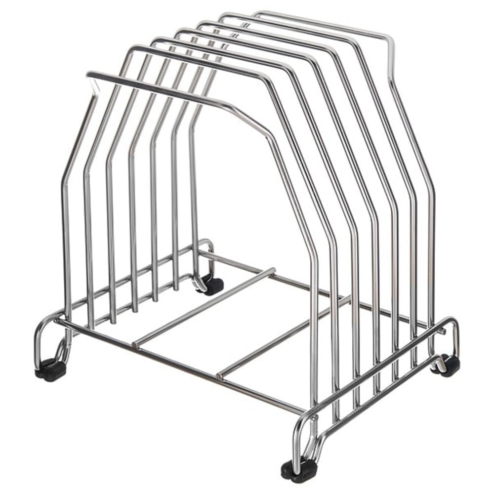 Cutting Board Rack by San Jamar – Large, Stainless Steel, Silver, Model KLRST