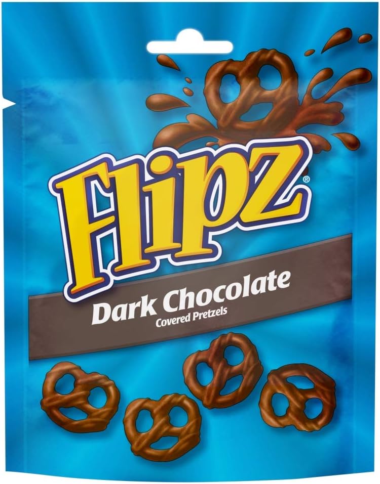 Flipz Dark Chocolate Covered Pretzels, 100g