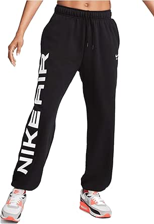 Amazon.com: Nike Sportswear Air Women's Fleece Oversized High-Rise ...