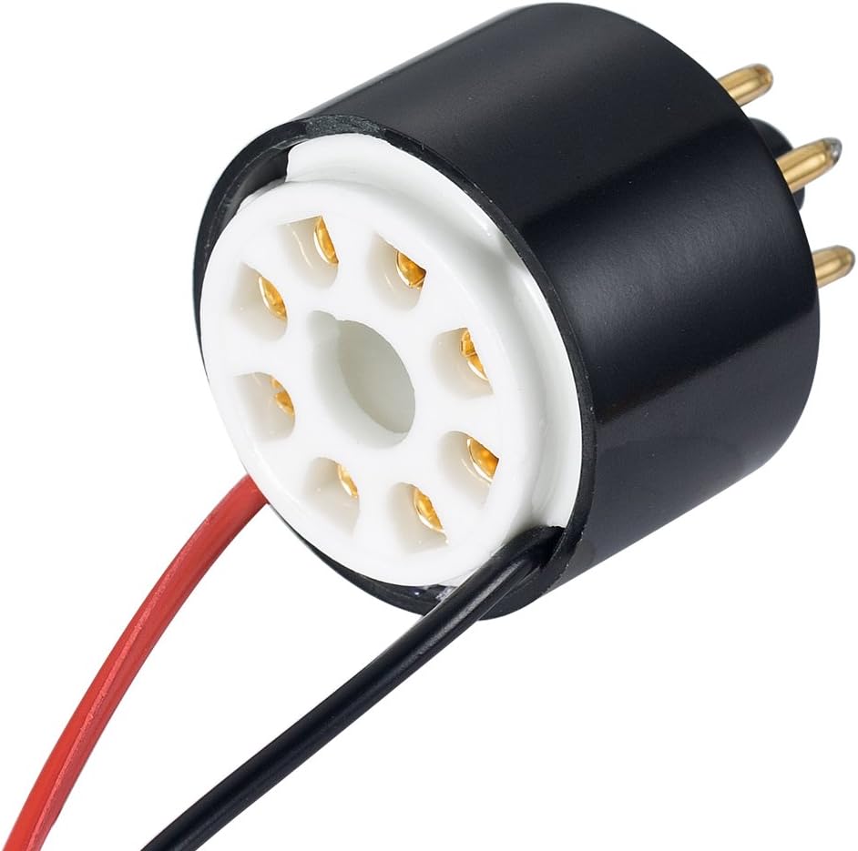 Douk Audio Nobsound Vacuum Tube Amp Amplifier Plate Bias Current Probe Tester 8 Pin Socket for EL34, KT88, 6L6, 6V6, 5881, 6550, KT66, KT100, KT120, 7027 (CT1-P, Plate Current)