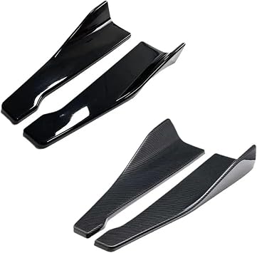 Car Bumper Front Lip Splitter Spoiler For BMW Universal Car Front Rear Bumper Strip Lip Spoiler Diffuser Splitter Scratch Protector 48CM Length(A)