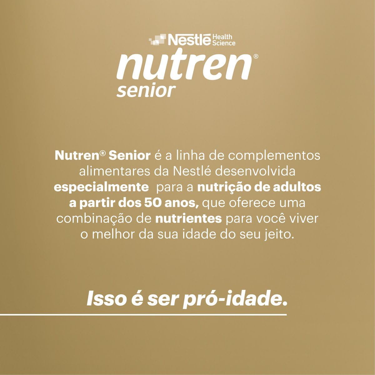 Complemento Alimentar Nutren Senior Baunilha 740g
