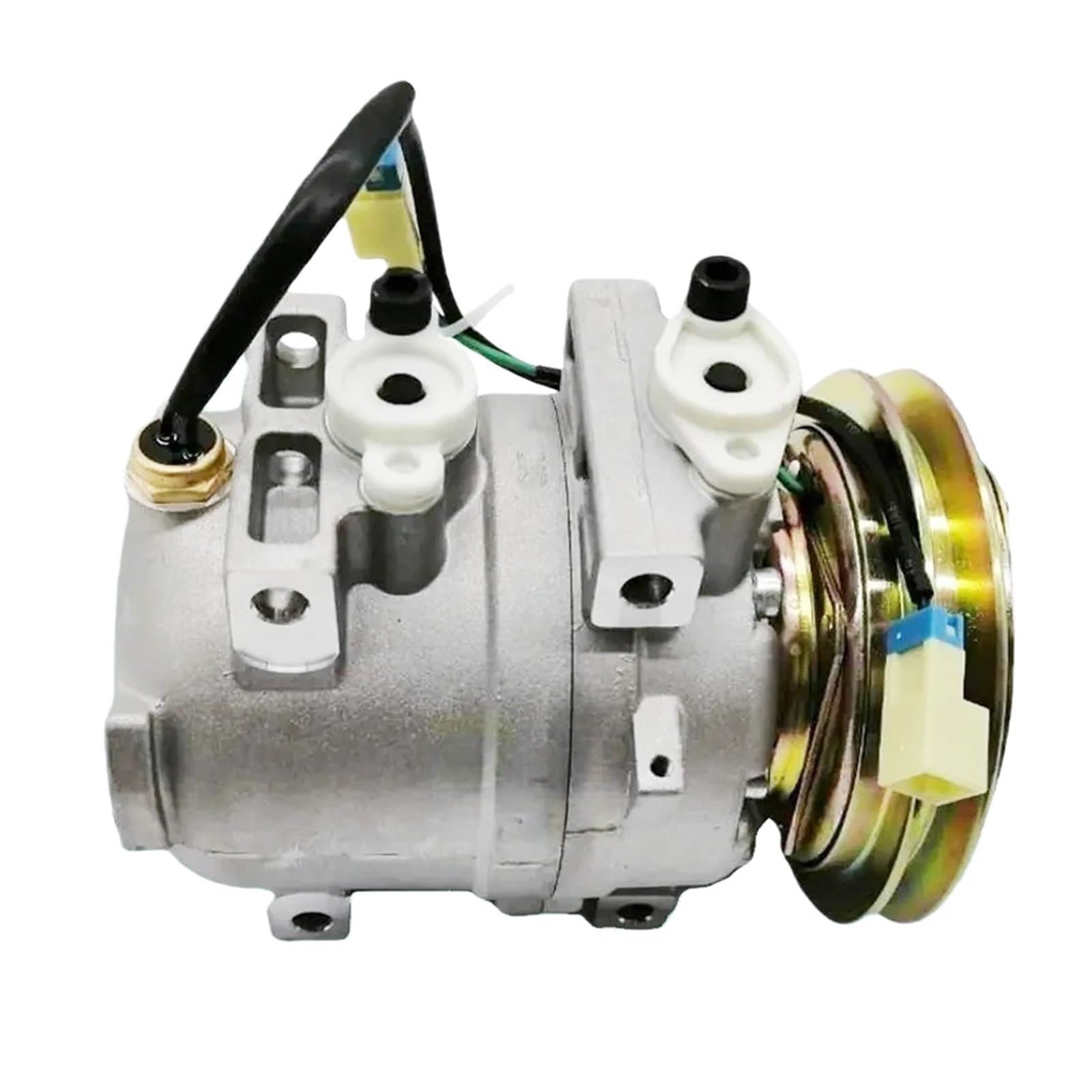Lrfzsyap One Color Dkv14c Ac Compressor A5000-674-001 Compatible For Hyudnai R225-7 Excavator Air Conditioner 11N6-90040 11N8-92040 506021-6413 506021-7082