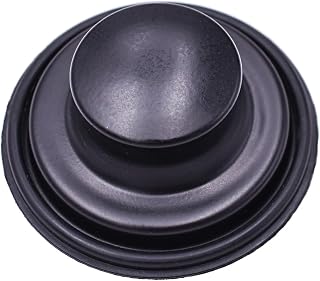 3.5 Inch Kitchen Sink Stopper,Kitchen Garbage Disposal Plug Sink Plug Cover for Bathroom Stainless Steel Fits Standard Kitchen Drain with Garbage Disposal for Flange Drain,Kitchenaid,Waste King(Black)