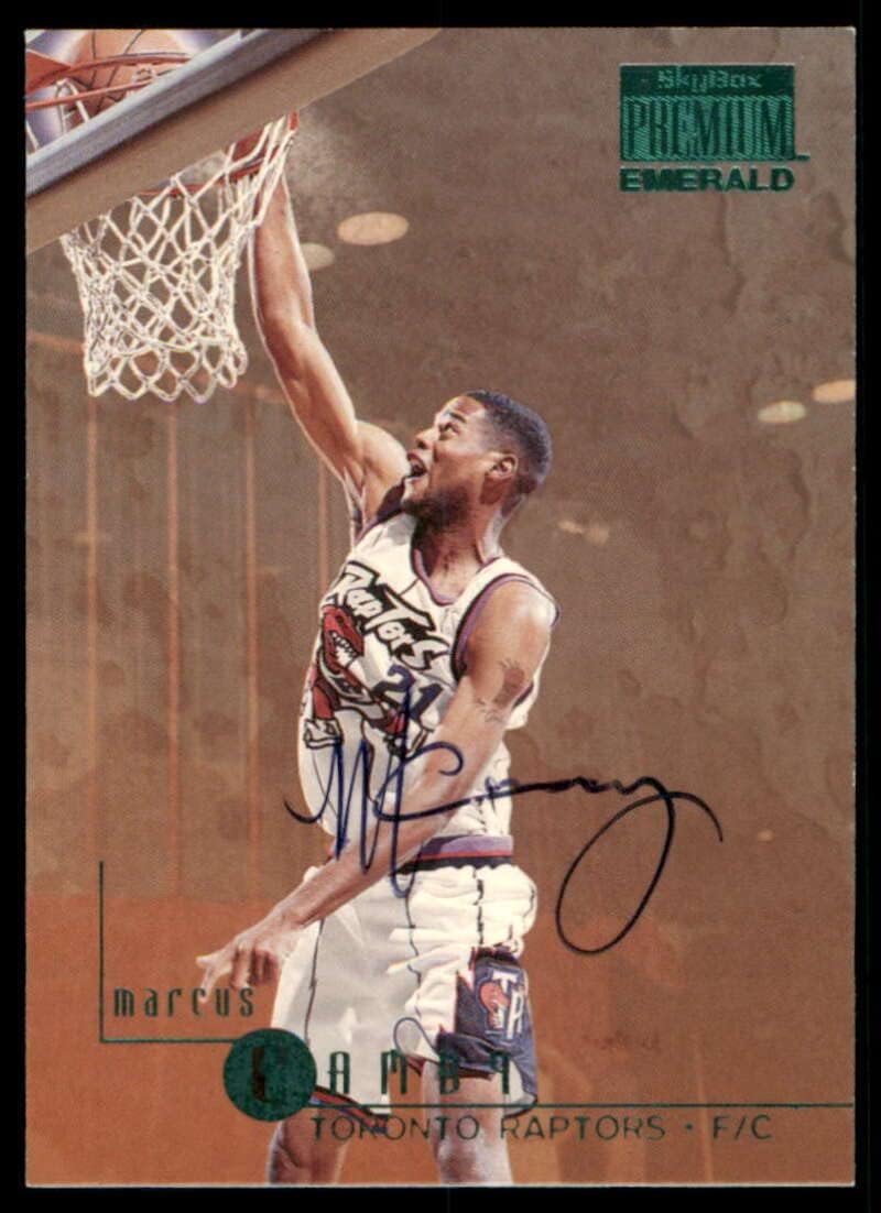 Basketball NBA 1996-97 SkyBox Premium Emerald Autographs #E2 Marcus Camby NM Near Mint Auto