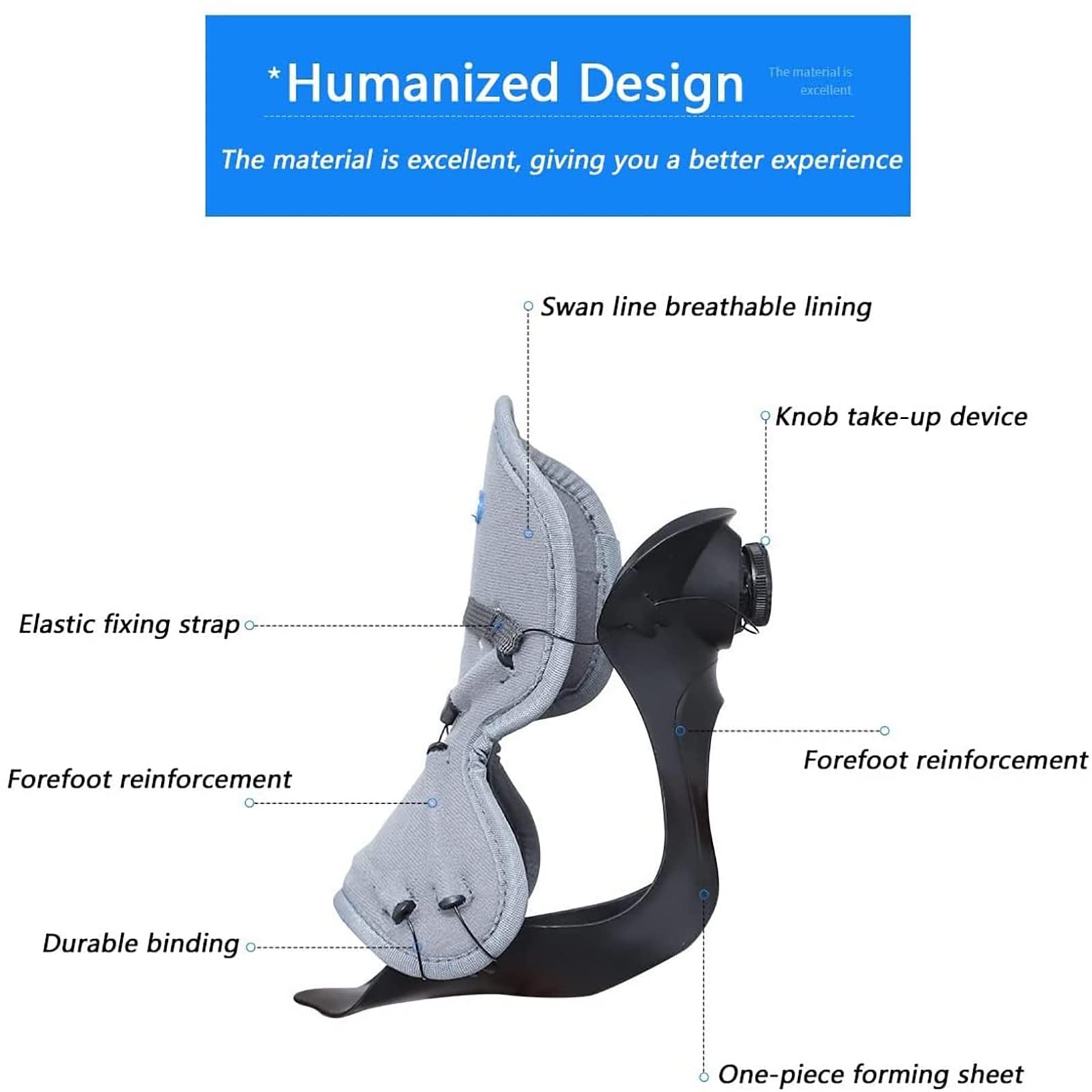 Soporte ajustable para pies con soporte biónico para fascitis plantar, dolor de arco y alivio de la tendinitis de Aquiles