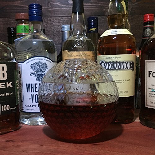 Golf Ball Liquor Decanter - Golf Gifts for Men & Women Who Love Scotch, Whiskey, Bourbon, etc. - Home Decor Golf Accessories, Gifts for Golfers (1000ml Whiskey Decanter) Golfing Gift for Men/Women
