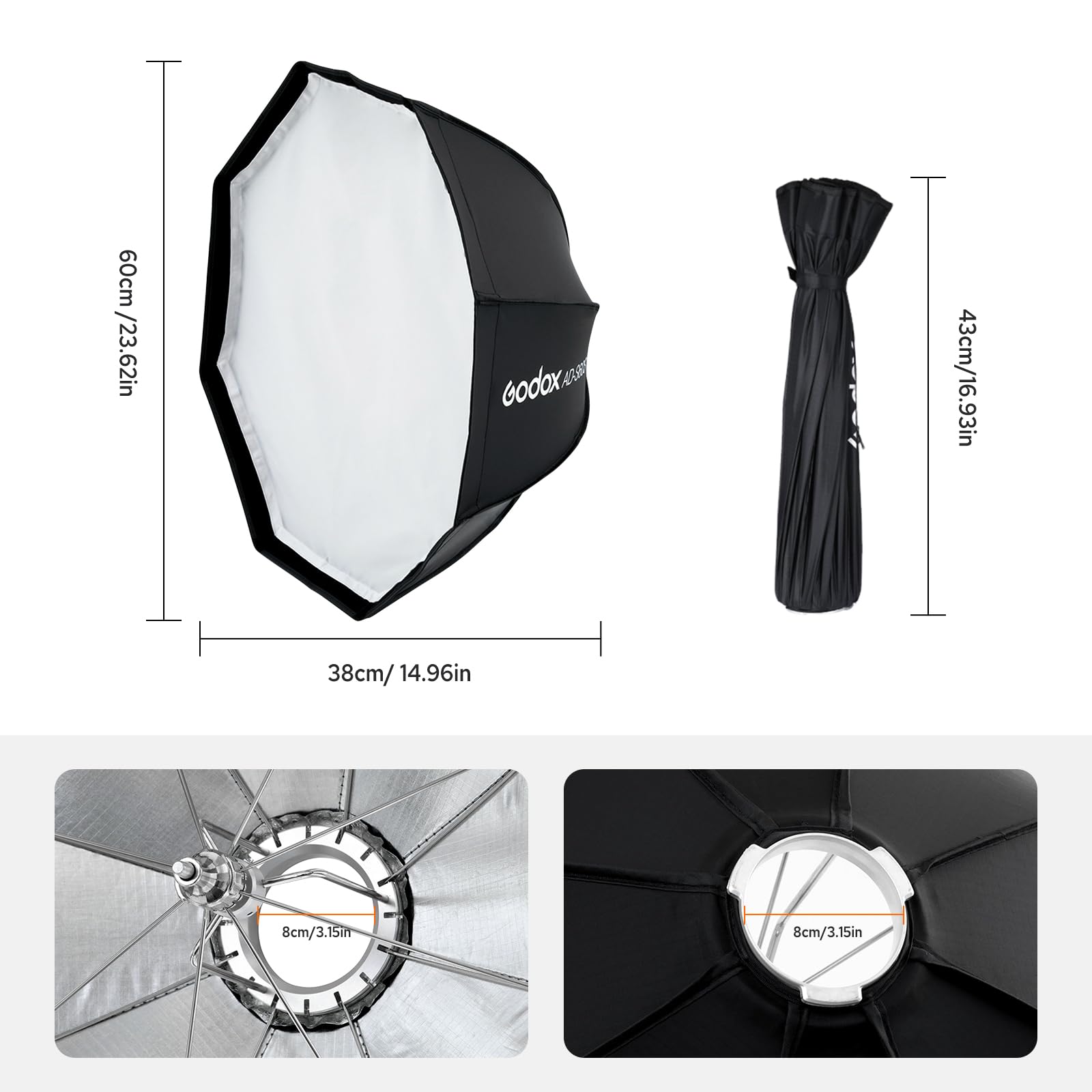 GODOX ML60 AD-S60S付き Amazon.com : Godox ML60 60W LED Video Light with Godox AD