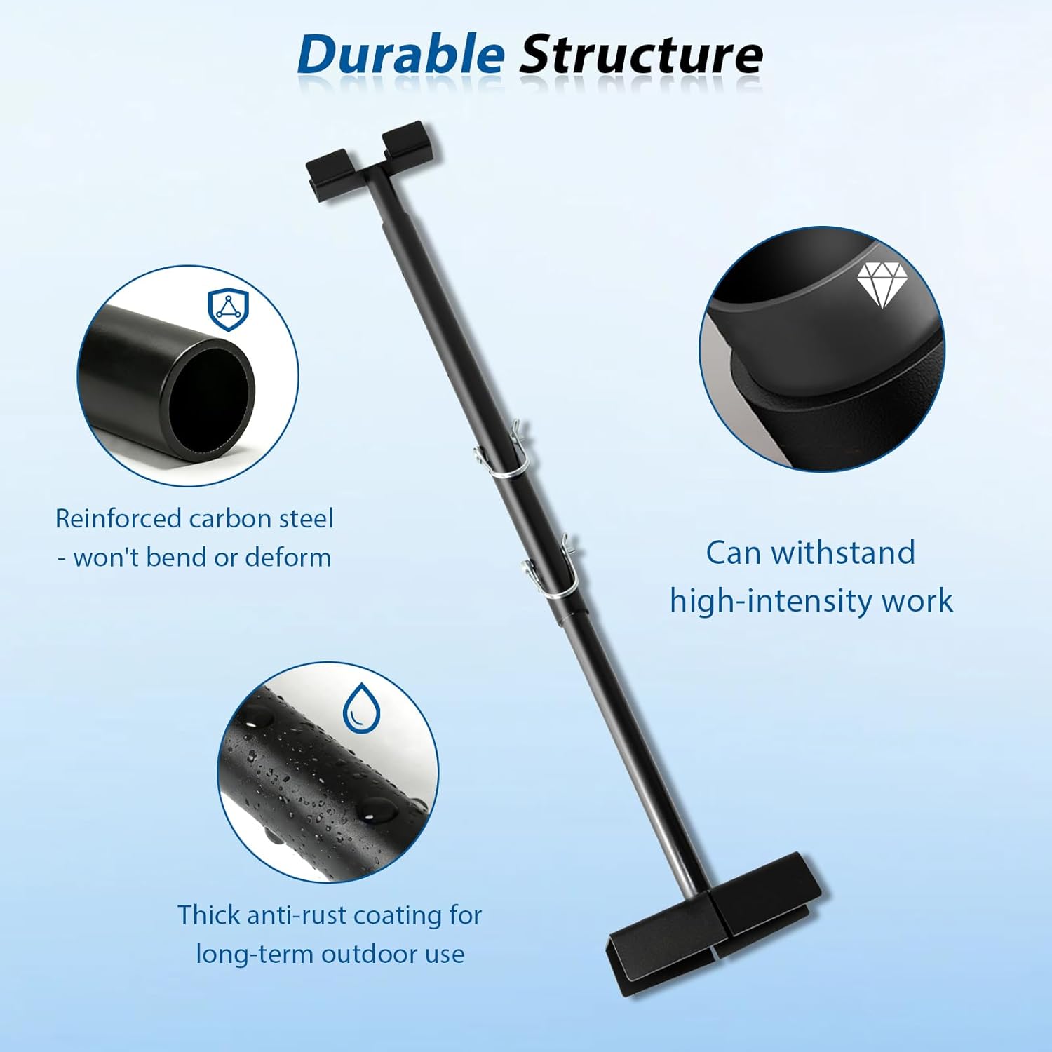 Adjustable Long-Handle Ball Valve Wrench & Backflow Valve Key, Fits 1/2"–2" Plastic Ball Valves, Outdoor Water Shut-Off Tool for Irrigation, Backflow Preventers, Sprinkler Lines & Fire Riser Systems