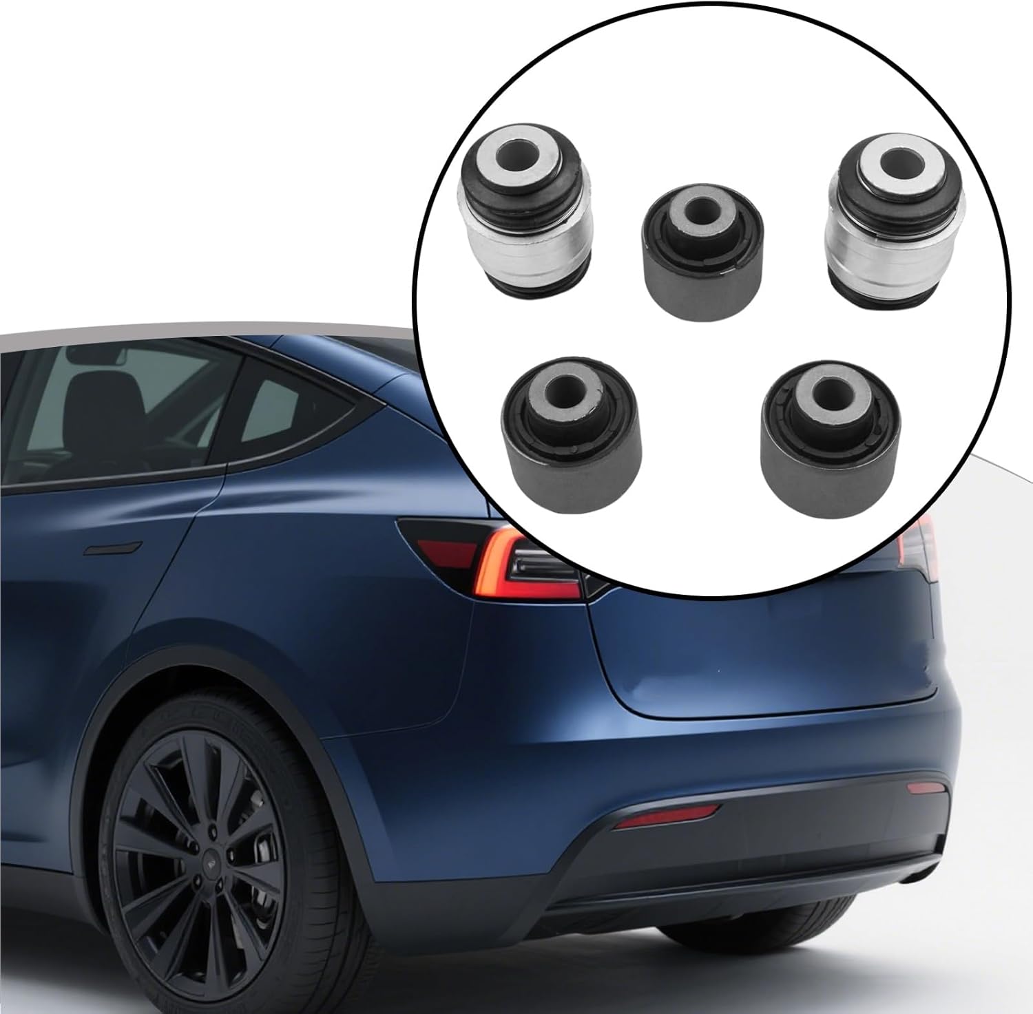 Rear Steering Knuckle Bushing Fit for Tesla Model 3 Model Y June 2017 - December 2023 Replacement for 1188412-01-E 1044443-00-D 1188425-00-A 1188435-00-A