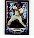 2024 Bowman Sterling Prospects #BSP-44 Justin Crawford Philadelphia Phillies MLB Baseball Trading Card