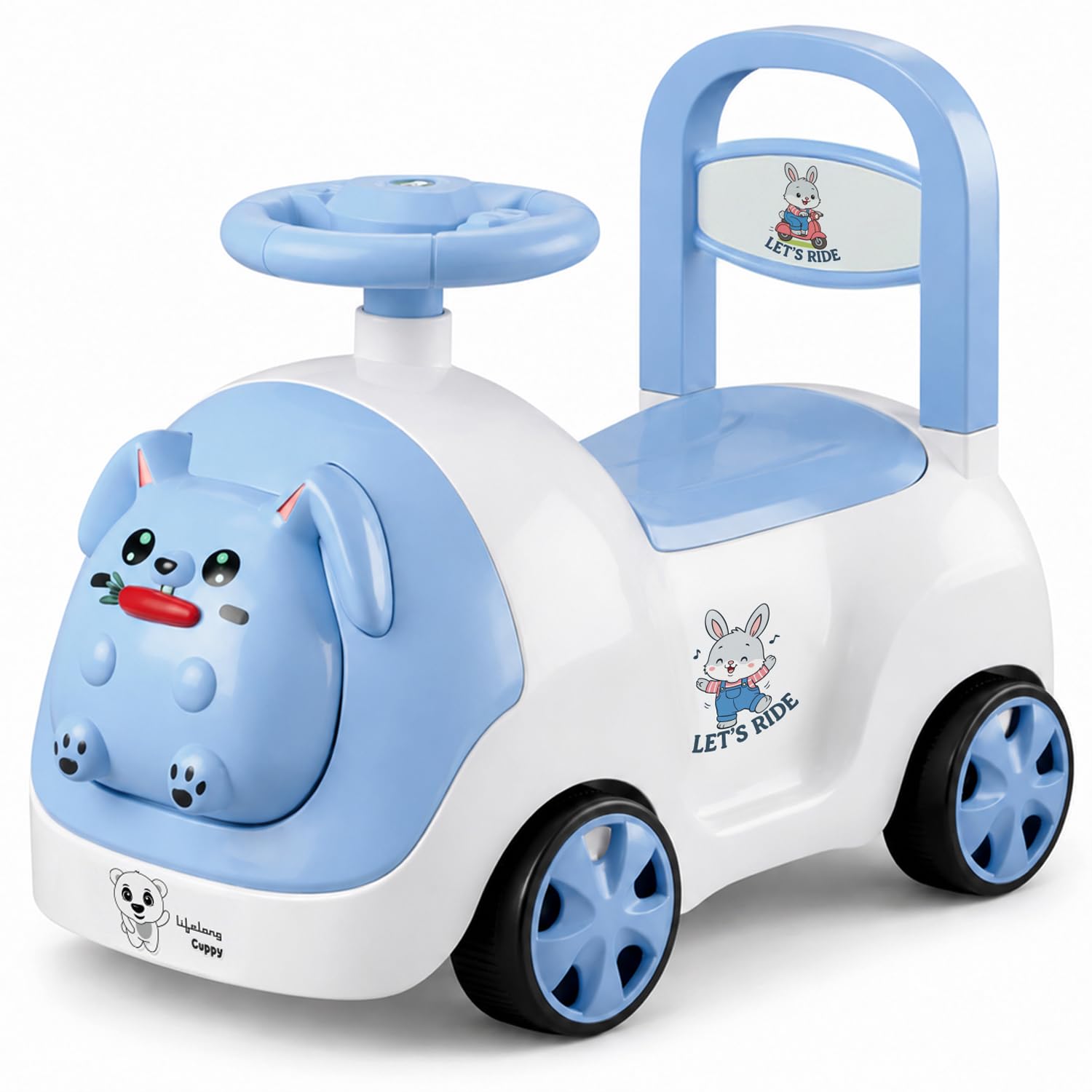 Lifelong Astro Swing Car Ride On for Kids| Space Theme | Comfort Backrest | Silky-Smooth Wheels | Kid-Powered Magic Twist Car, Pure Play Experience, 2 to 6 Years Boys & Girls,100 Kg Capacity — Amazon image 16