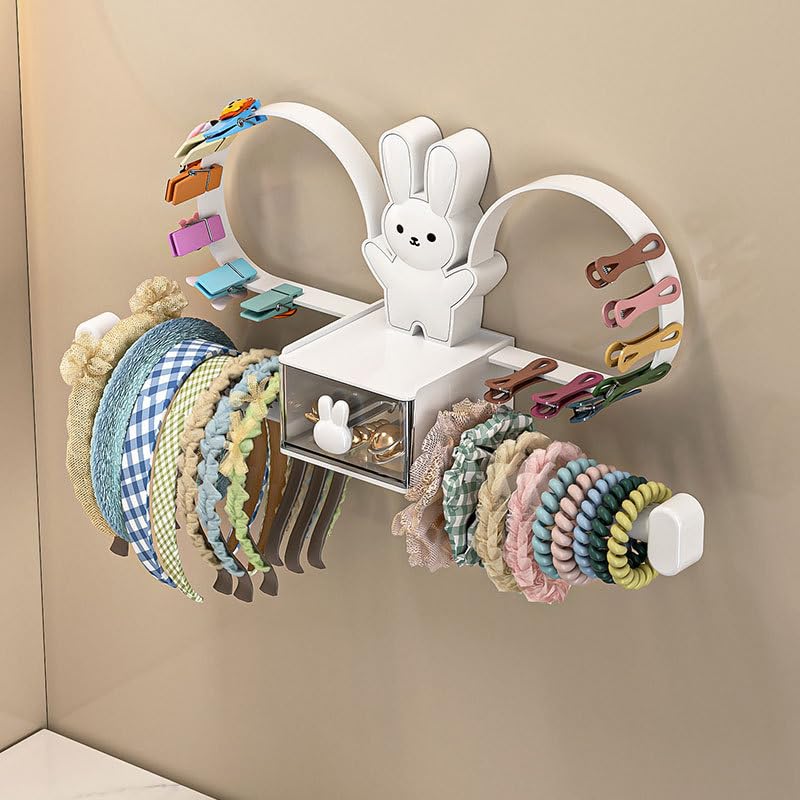 HASTHIP® Headband Holder Stand Scrunchie Organizer, Girls Hair Accessories Organizer Storage for Headband Hairband Hair Ties, Adhesive Scrunchy Holder Scrunchie Storage (B0CKHLZ8JW) Amazon Price History, Amazon Price Tracker