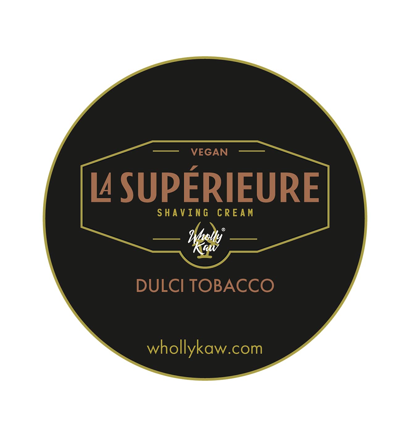 La Supérieure Shave Cream Dulci Tobacco - Vegan, Beta Carotene, Antioxidants. Not tested on animals, No Animal Ingredients. Scent notes: Tobacco, Nutmeg, Vanilla, Woody Notes 3.5 oz