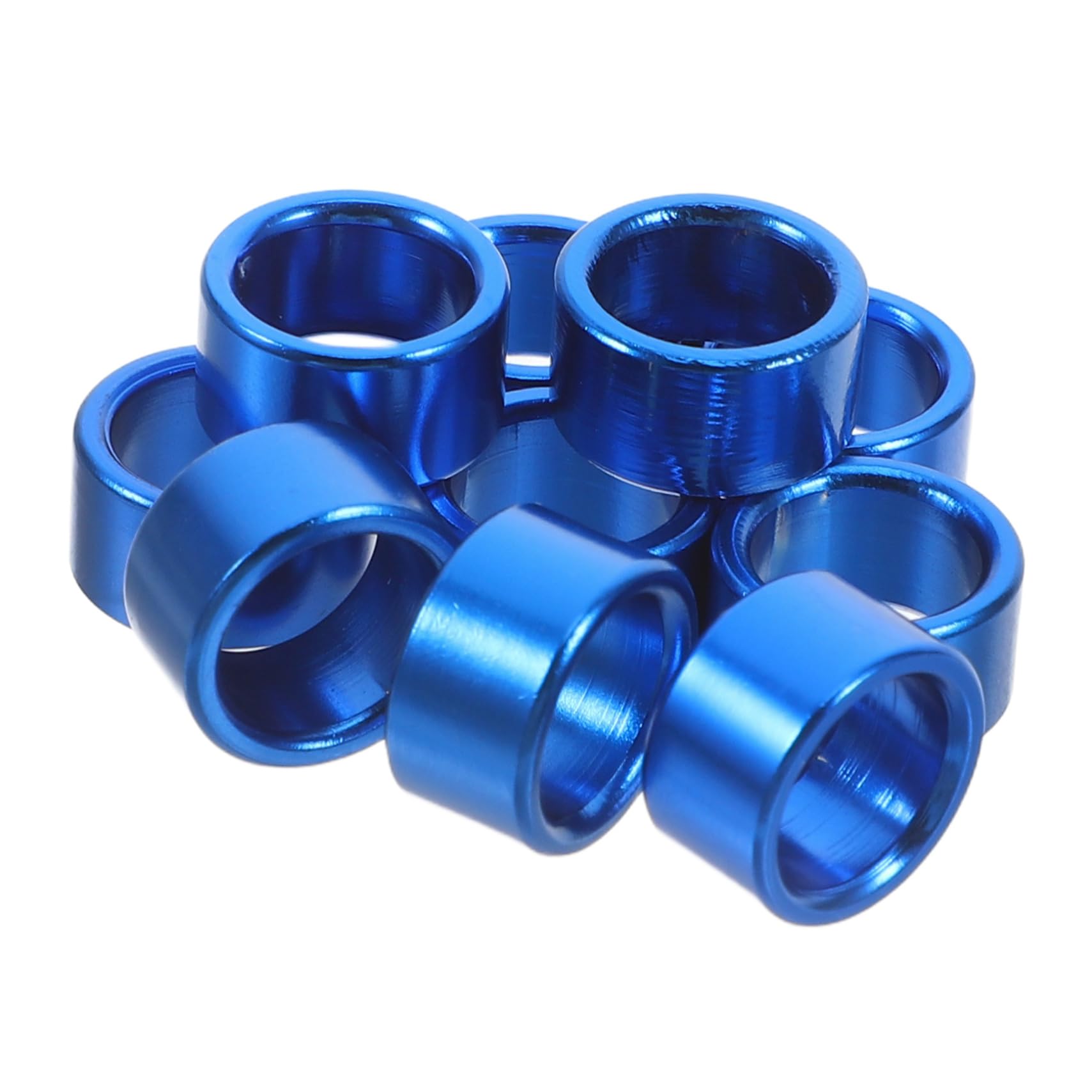 BESPORTBLE Aluminum Pigeon Leg Rings 10pcs Identification Bands Material Comfortable for Bird Health