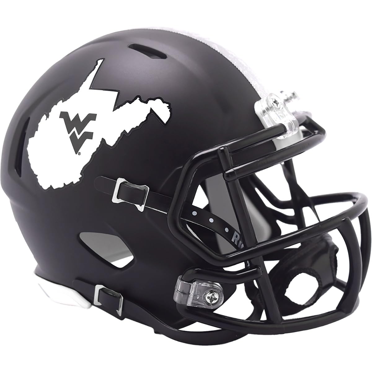 Amazon.com: West Virginia Mountaineers Coal Rush Revolution SPEED Mini  Football Helmet - New in Riddell Box : Collectibles & Fine Art