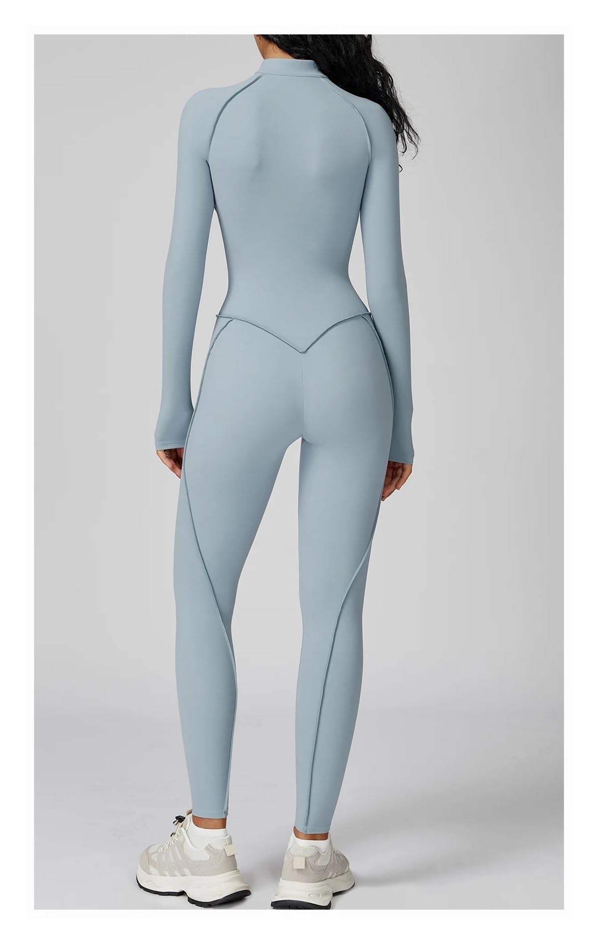 Mono de entrenamiento for gimnasio, conjunto yoga, ropa deportiva ajustada for mujer, push up, mangas largas, monos fitness for Para Fitness