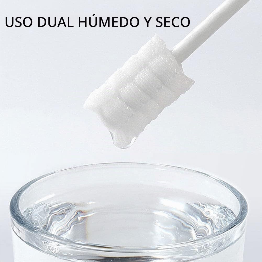Limpiador de lengua para bebé recién nacido, 30 unidades limpiador bucal para bebe, cepillo de dientes de gasa suave, cepillo de dientes para recién nacido, cuidado dental para bebés de 0 a 36 meses