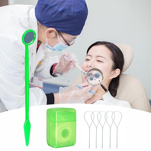 Miniatura 9 de Kit de limpieza de aparatos ortopédicos para dientes kit de cepillo de dientes ortodóntico portátil kit de viaje dental - Cepillo interdental de