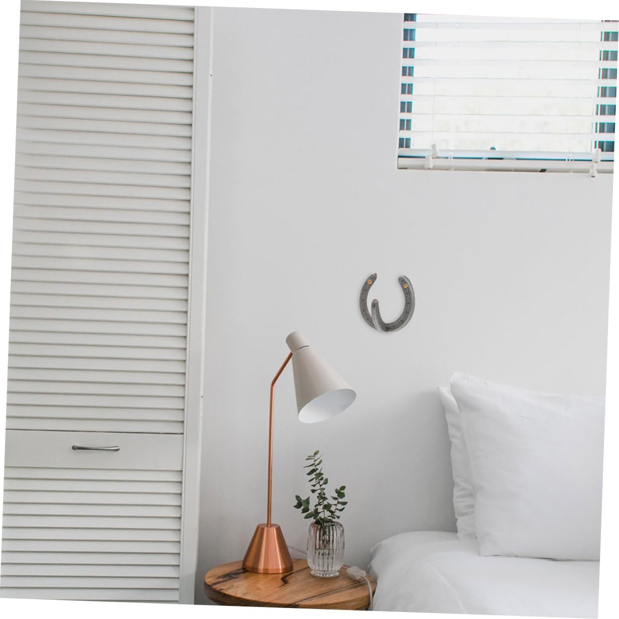 5 Stück Hufeisenförmige Wandschlüsselhalter aus Eisen Retro Stil ohne Grate Praktische Aufbewahrungshaken für Wandmontage