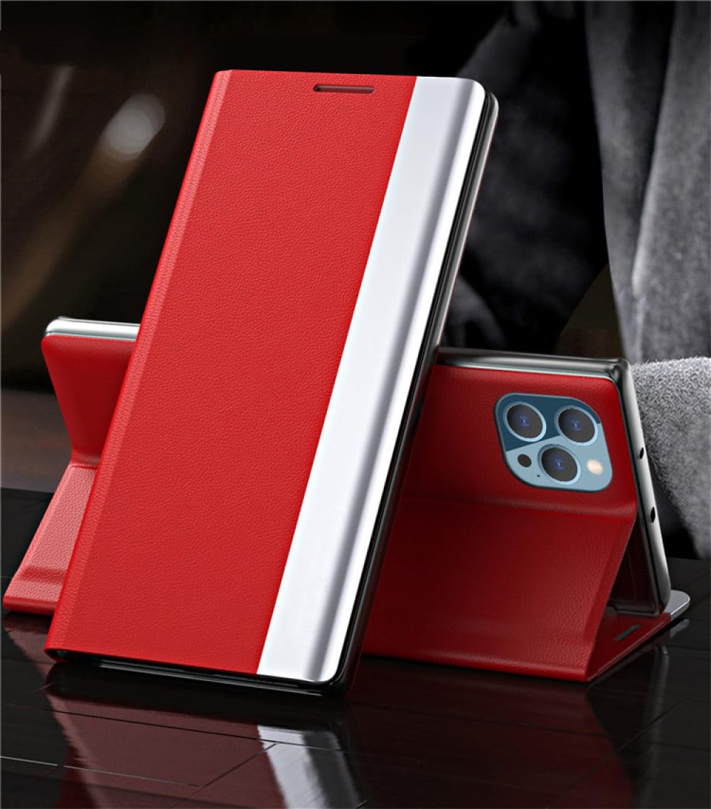 Housse Flipbook En Cuir Pour Xiaomi Redmi Note 11s/10s/9s/8 Pro - Support Intégré - Anti-Choc